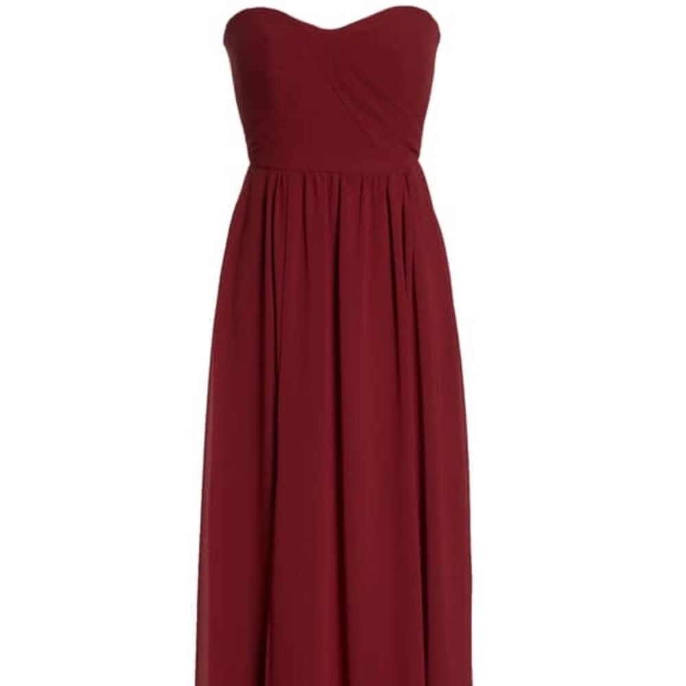 SOCIAL BRIDESMAIDS | Strapless Georgette Dress